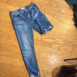 Vervet slim  Blue Distressed Women's Jeans